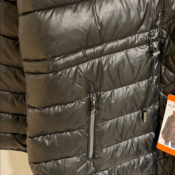 Kenneth Cole Ladies Quilted Anorak Black Jacket XXL - Picture 4 of 11
